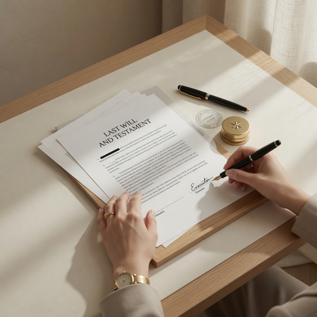 Estate planning document notarization