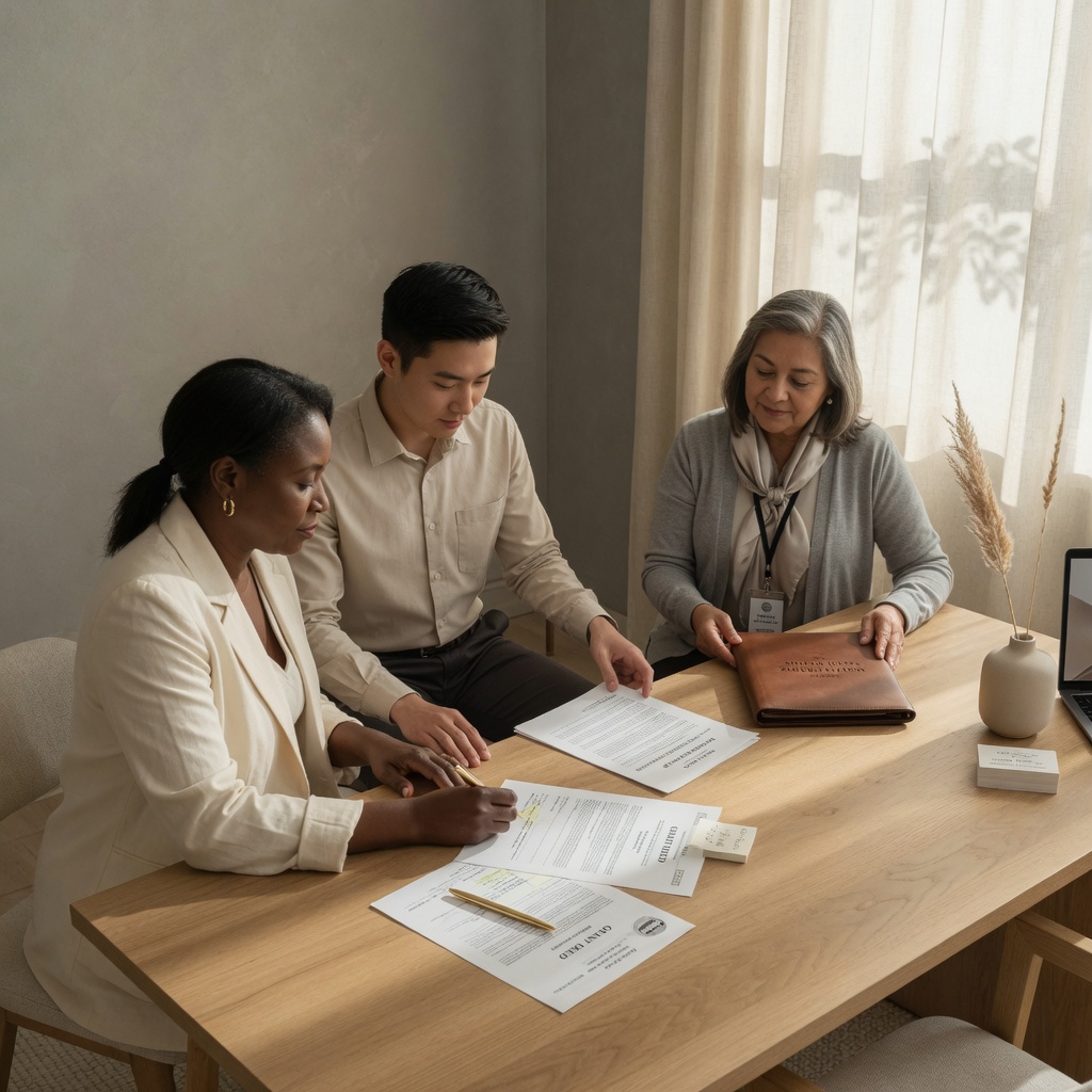 Real estate closing notarization