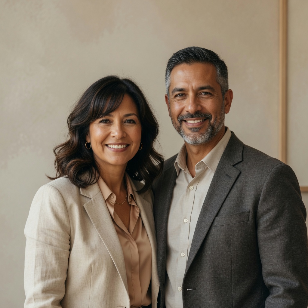 Maria and James R., Corona clients