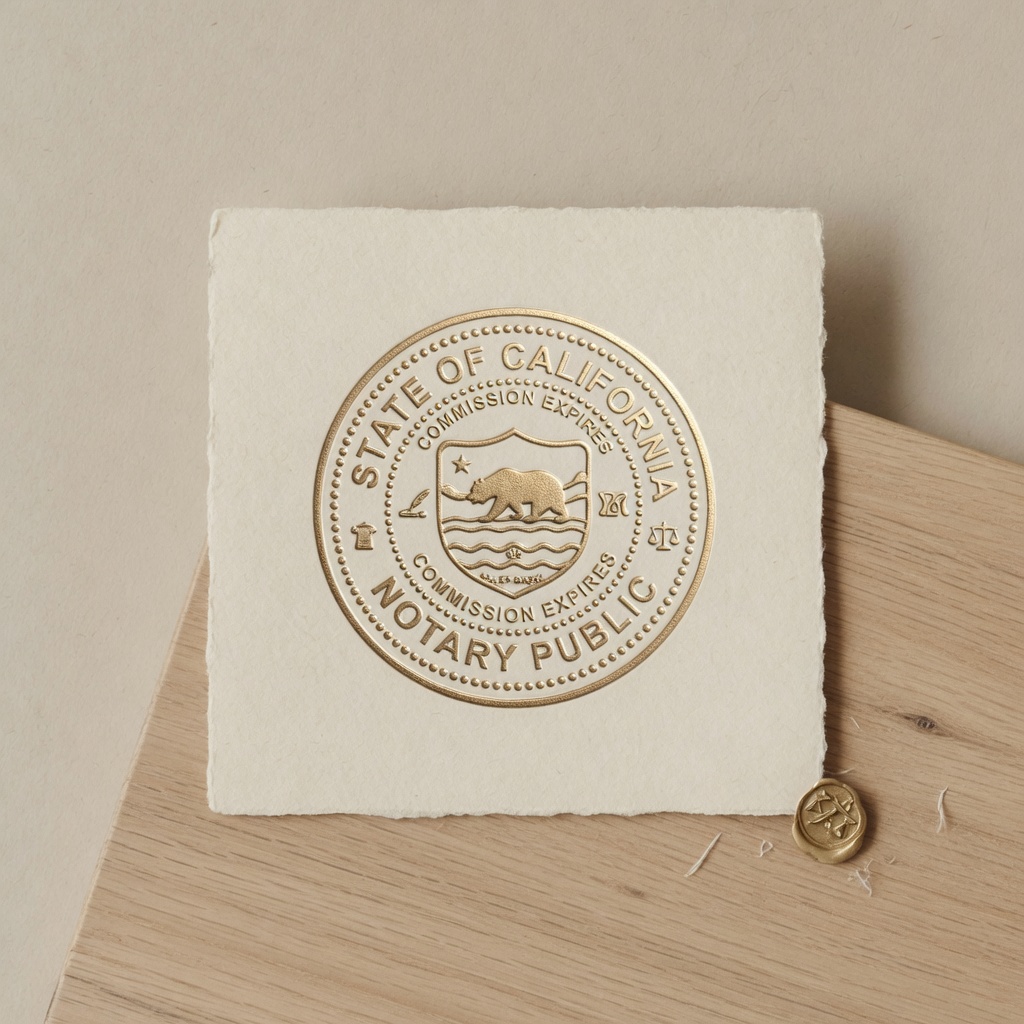 California licensed notary